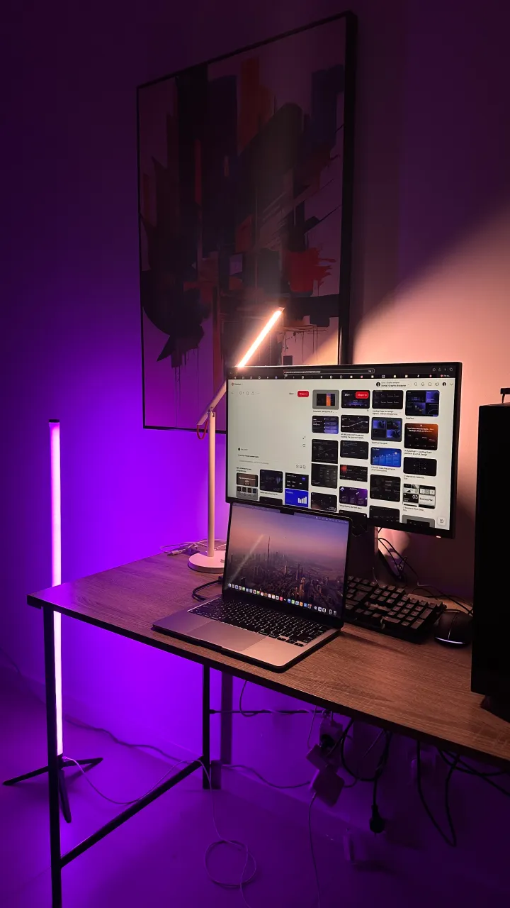 Our desk setup